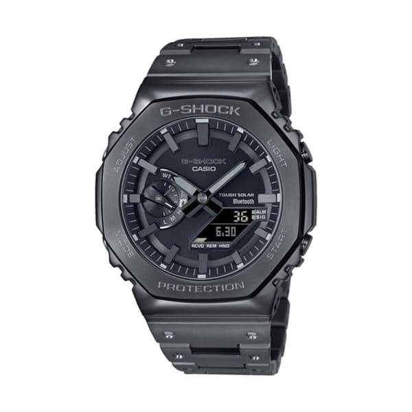 Herrklocka Casio OAK BLACK METAL (Ø 44 mm)
