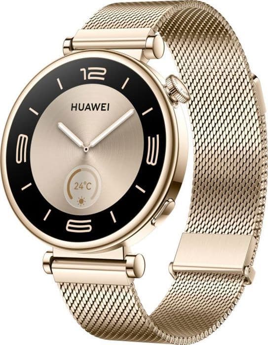 Bluetooth-klocka - smartklocka - Huawei smartklocka Watch GT4 elegant 41 mm guld ()