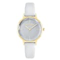 Miniatyrbild 1 av 3: Kvinnoarmband - Juicy Couture - JC1326GPWT - Läder - Metallskiva 34mm - Chic stil