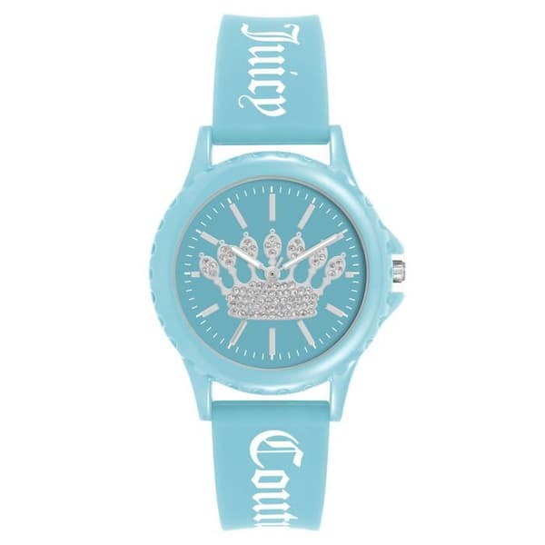Klocka - Juicy Couture - JC1325LBLB - Kvarn - Silikonarmband - Metallskiva 38MM