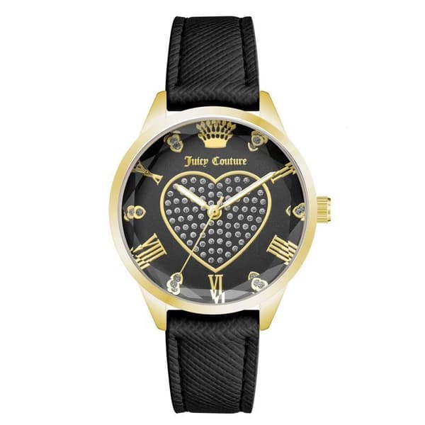 Klocka - Juicy Couture - JC1300GPBK - Läder - Kvarts - 35 MM