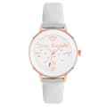 Miniatyrbild 1 av 3: Kvinnoarmbandsur - Juicy Couture - JC1264RGWT - Kvarts - Läder - 38MM Roséguld