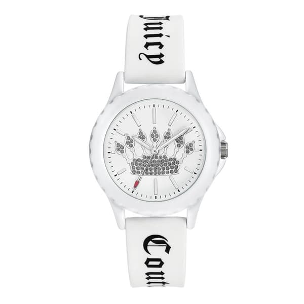 Klocka - Juicy Couture - JC1325WTWT - Kvarts - 38mm - Vit silikon