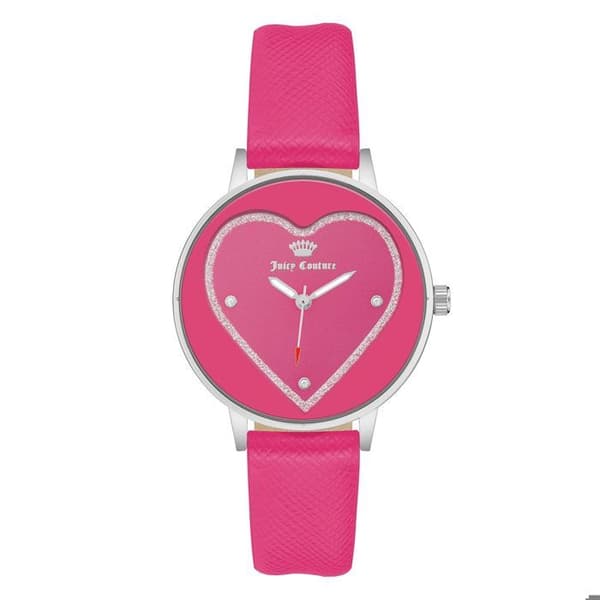 Klocka - Juicy Couture - JC1235SVHP - Kvarts - Läder - 38mm