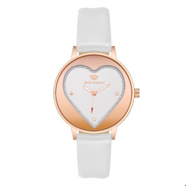 Kvinna klocka - Juicy Couture - JC1234RGWT - Läder - Kvarts - 38 MM