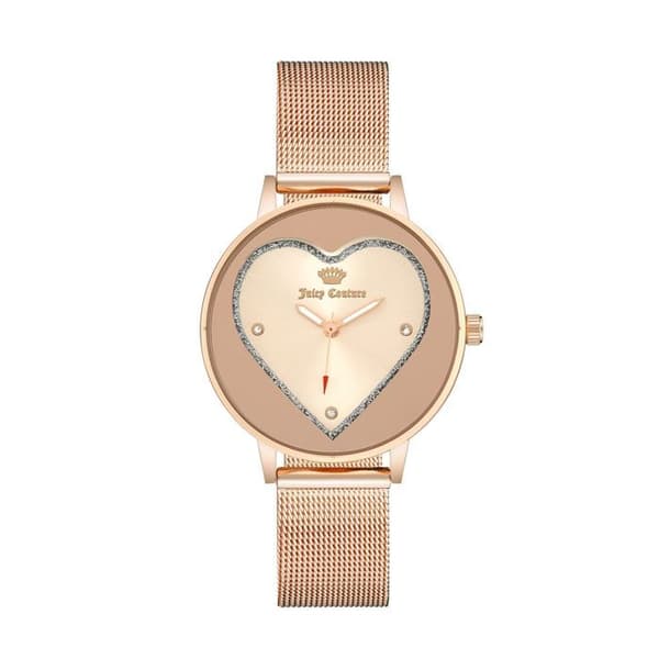 Kvinnotime - Juicy Couture - JC1240RGRG - Rostfritt stål - Metallskiva 38 MM - Chic