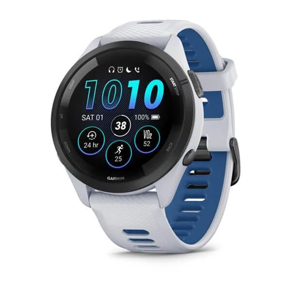 Garmin Forerunner 265s Whitestone/Tidal Blue Watch