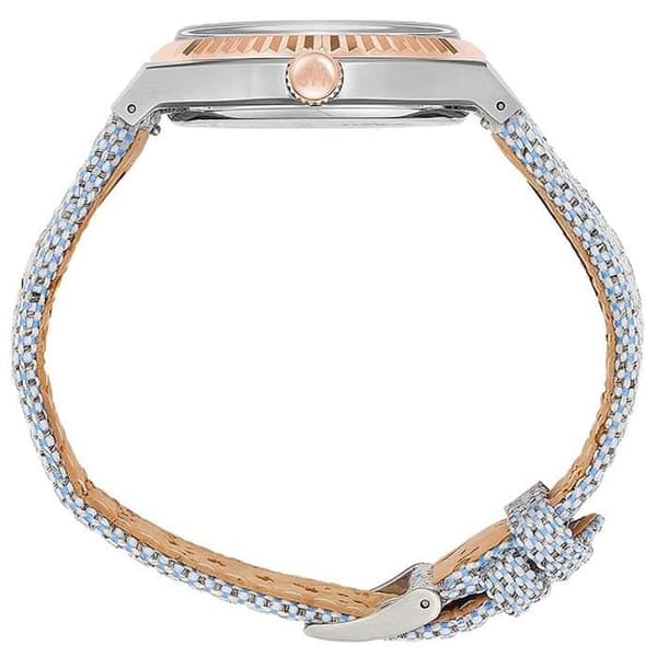 Jason Hyde Eight Analog Quartz Damklocka med textilrem JH20015 6301 - Blå - 36mm - 50m