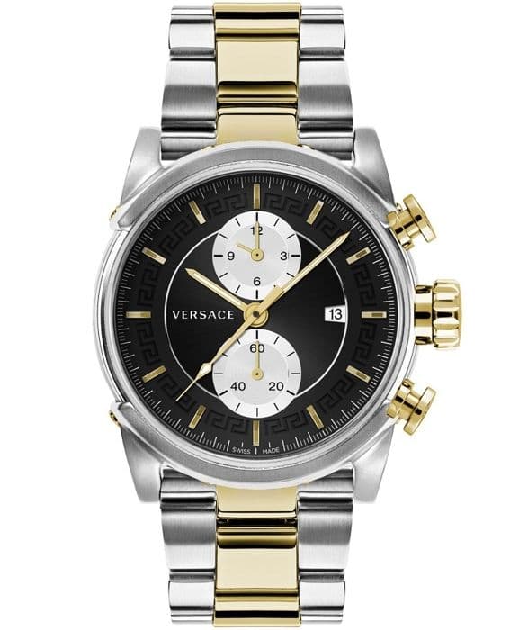 Armbandsur - Versace - VEV400519 - Chronograf - Stål - Vattentålighet 10 Atm