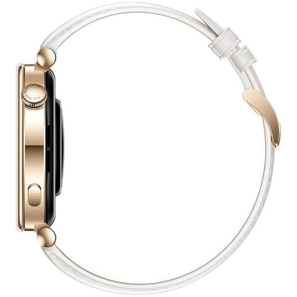 Smartwatch - HUAWEI - Watch GT 4 - 41 mm - Vit läderarmband - Vattentålighet 5 ATM