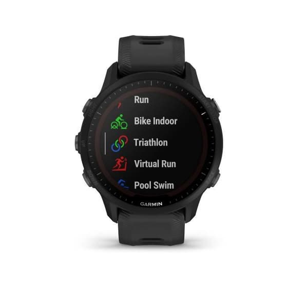 GPS-klocka - Garmin - Forerunner® 955 Solar - Pekskärm - Batteritid 20 dagar - Vattentålighet 10 ATM
