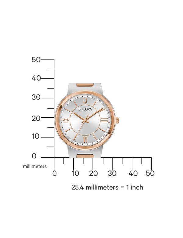 Ladies Watch Bulova 98L327, Quartz, 32mm, 3ATM