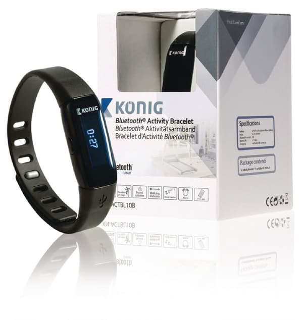 König KN-ACTBL10B Bluetooth Sportsarmbånd Svart