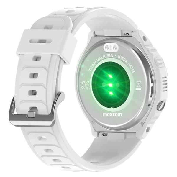 Montre Connectée FW100 IP69 5ATM Gorilla Glass 3 Titan Modell Valkiria Maxcom Vit