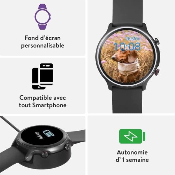 Smartwatch - Doro - Klocka - Svart - Skärm 1.28" - Bluetooth 5.0 - 45 g