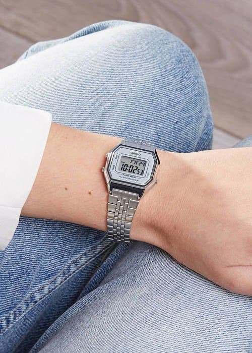 Klocka - Casio - LA680WEA-7EF - Silver - Quartz - Vintage Woman