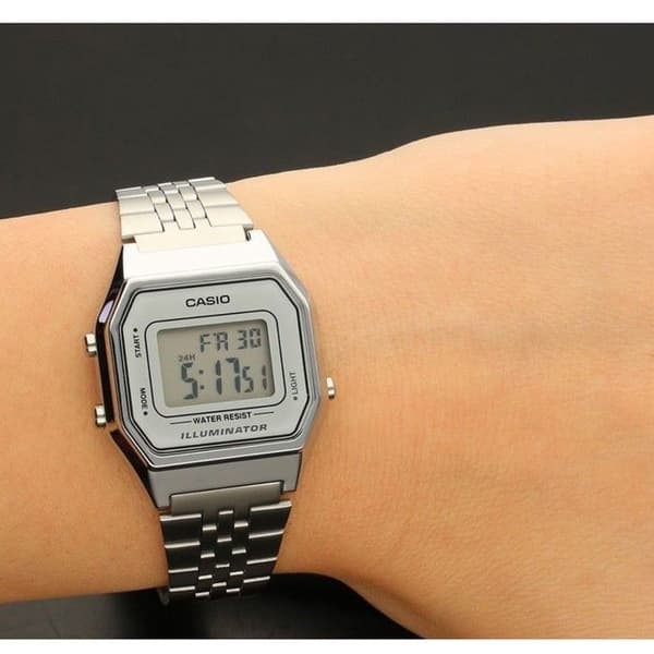 Klocka - Casio - LA680WEA-7EF - Silver - Quartz - Vintage Woman