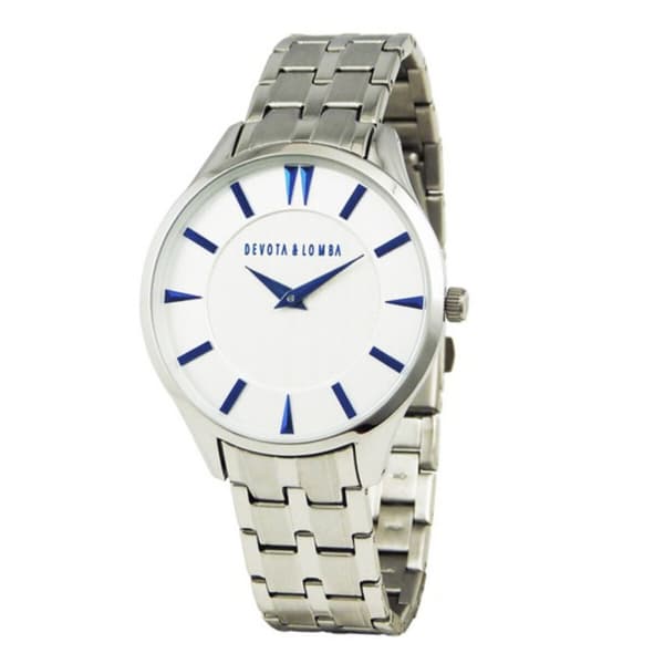 Klokker for Menn Devota & Lomba DL012M-01WHITE (Ø 40 mm)