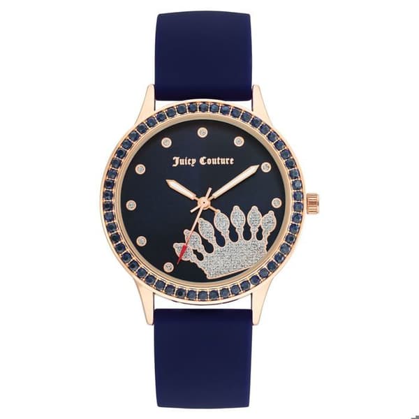 Kvinna klocka - Juicy Couture - JC1342RGNV - Kvalitetsklocka - Silikon - 38 mm
