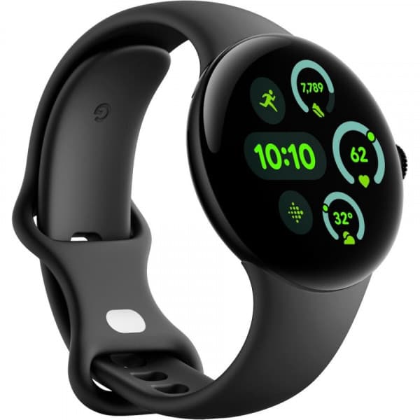 Google Pixel Watch 3 WiFi - smartwatch, 41 mm, Obsidian / Mat sort