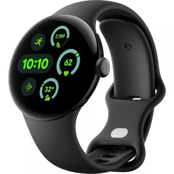Google Pixel Watch 3 WiFi - smartwatch, 41 mm, Obsidian / Mat sort