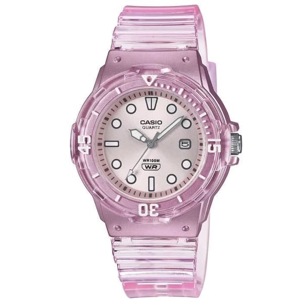 Casio Watch - Dam - LRW-200HS-4EVEF - Transparent plastrem - Vattentålig till 10 bar