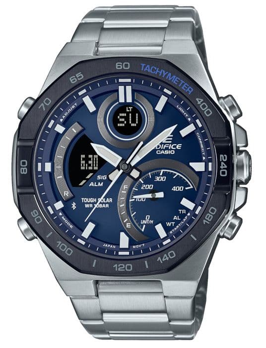 Klocka - Casio - ECB-950DB-2AEF - Rostfritt stål - Vattentät 10 bar - Bluetooth