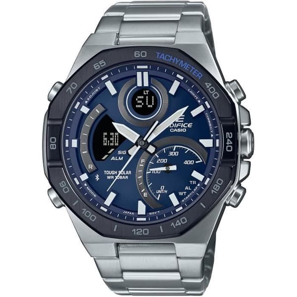 Klocka - Casio - ECB-950DB-2AEF - Rostfritt stål - Vattentät 10 bar - Bluetooth
