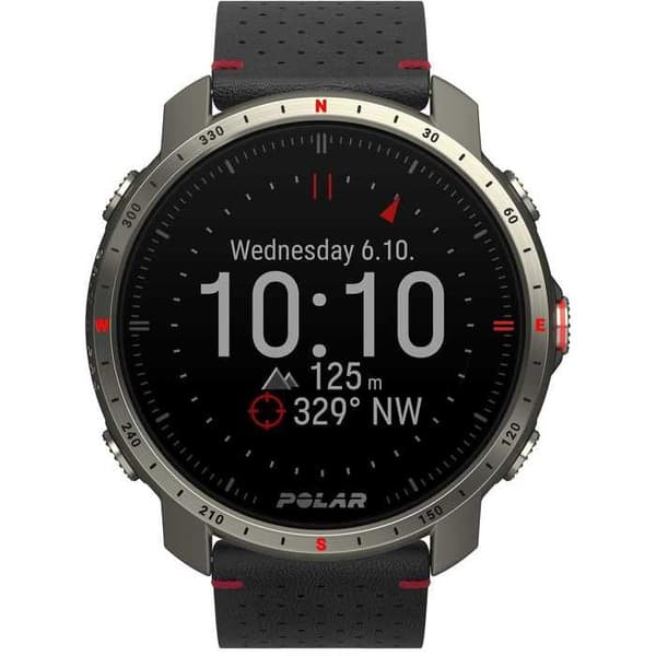 GPS-utomhus smartklocka - Polar - Grit X Pro Titan - Saphirglas - 100 h batteritid - Inbyggd barometer