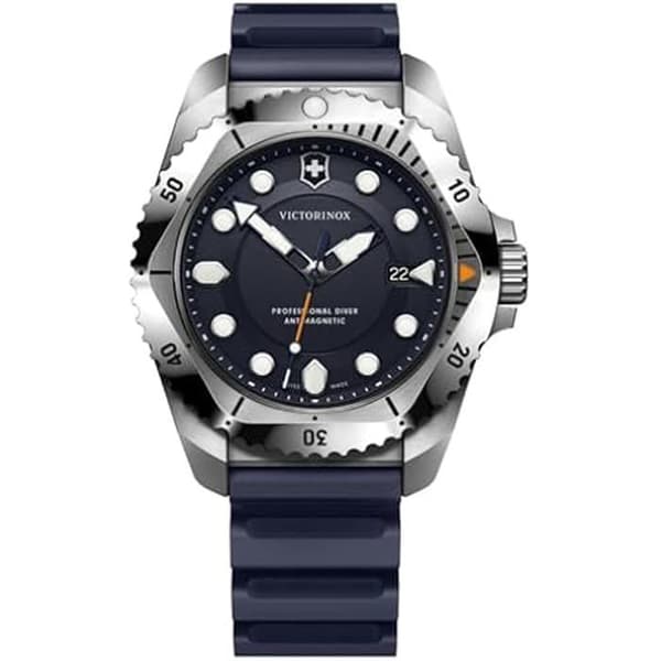 Klocka - VICTORINOX - V241991 - Gummi - Stål - Motstånd 300m