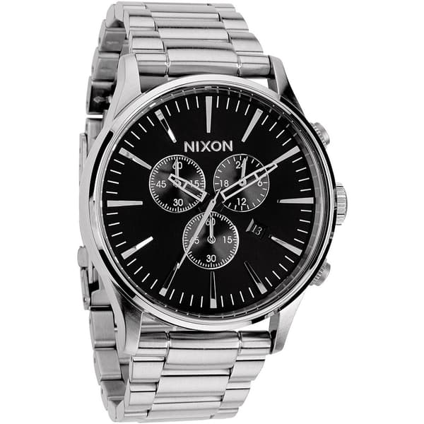 Men's Watch Nixon Sentry Chrono Silver