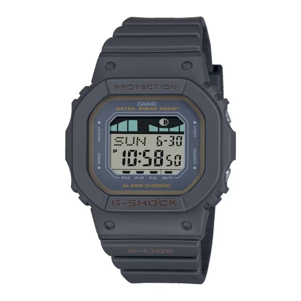 Ladies' Watch Casio G-Shock G-LIDE BLACK - SURF TIDE GRAPHS