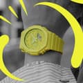 Miniatyrbild 5 av 5: Unisex Watch Casio G-Shock GA-2100-9A9ER Yellow (Ø 44,5 mm)