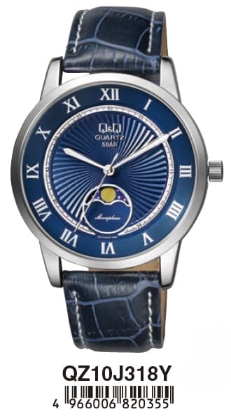 Men's Watch Q&Q QZ10J318Y Black (Ø 40 mm)