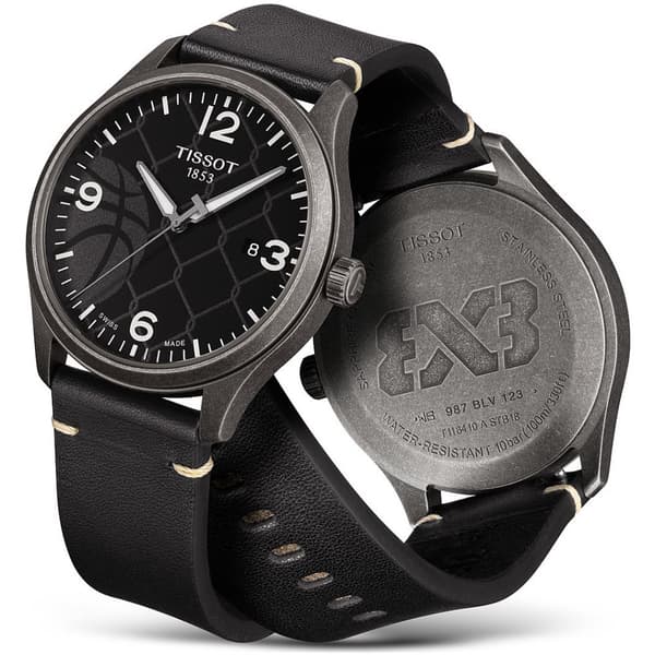 Men's Watch Tissot GENT XL 3X3 STREET BASKETBALL - SPECIAL PACK. 2 STRAPS (Ø 45 mm)