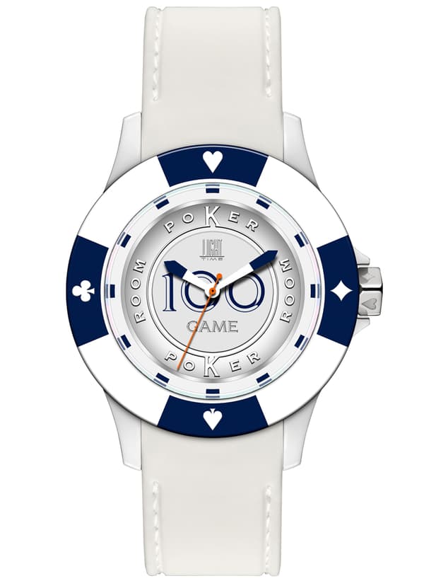 Unisex Watch Light Time POKER (Ø 41 mm)