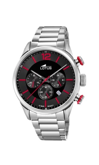 Men's Watch Lotus 18688/6 Black Silver