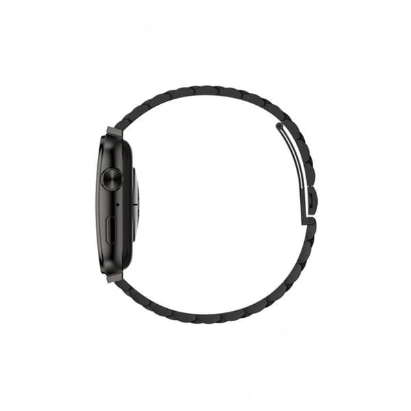 KSIX Olympo Black Square Dial Smartwatch med 1,96" AMOLED-pekskärm, Bluetooth 5.3-anslutning, vattentäthet