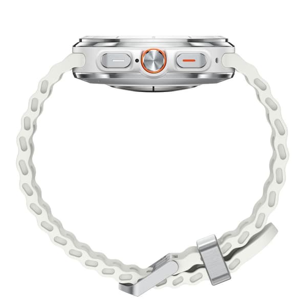 Samsung Galaxy Watch Ultra LTE 47mm – Titanium White med avancerade hälsosensorer och eSIM
