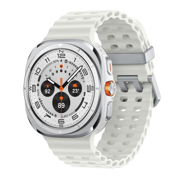 Samsung Galaxy Watch Ultra LTE 47mm – Titanium White med avancerade hälsosensorer och eSIM