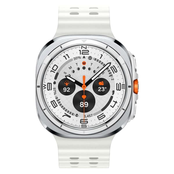 Samsung Galaxy Watch Ultra LTE – 1,5" Super AMOLED, eSIM, 10 ATM, Titan Hvit
