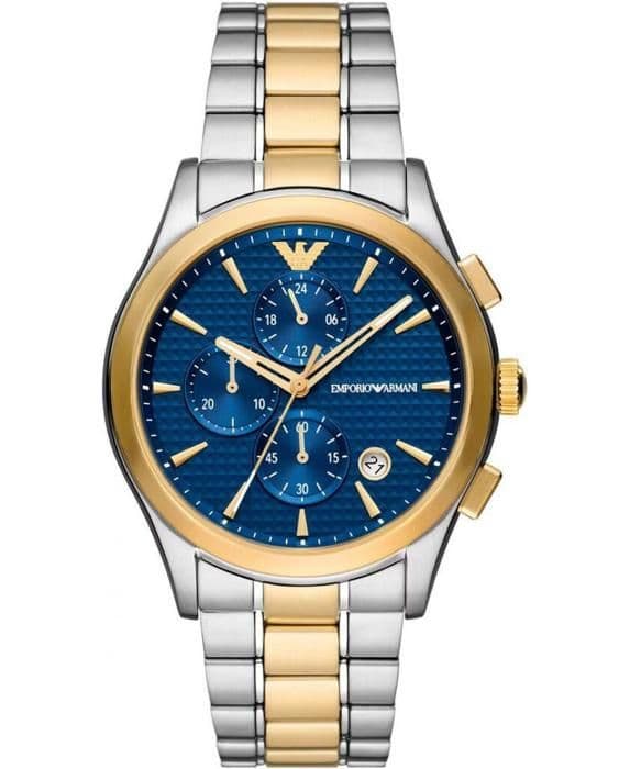 Montre Emporio Armani Herrar AR11579 Rostfritt stål Flerfärgad Chronograph