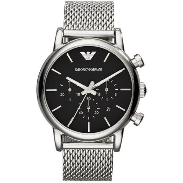 Klocka - Emporio Armani - AR1811 - Rund boett 41 mm - Vattentät 5 ATM - Svart urtavla