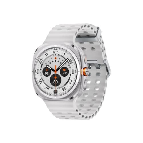 Samsung Galaxy Watch Ultra - titan - smart klocka med marinband - vit - 32 GB - titanvit