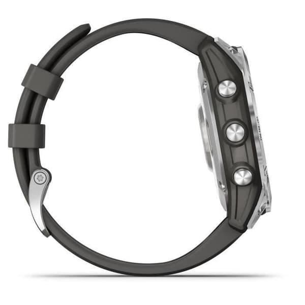 GARMIN Fenix 7 - Svart & Silver - GPS & Running Connected Watch - Personlig träning - Lång batteritid