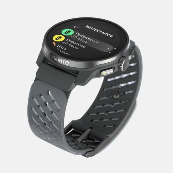 Suunto Race S Titanium Graphite -sportklocka, 45 mm, grafitgrå