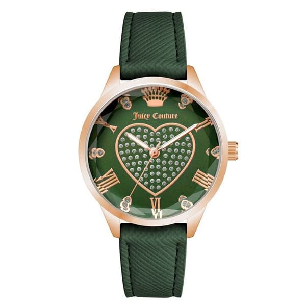 Klocka - Juicy Couture - JC1300RGGN - Läder - Metall - Chic