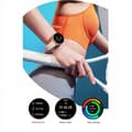 Miniatyrbild 4 av 10: SMARTKLOCKA DAMKLOCKA AMOLED L5BLACK KONVERSATIONSMENY PL