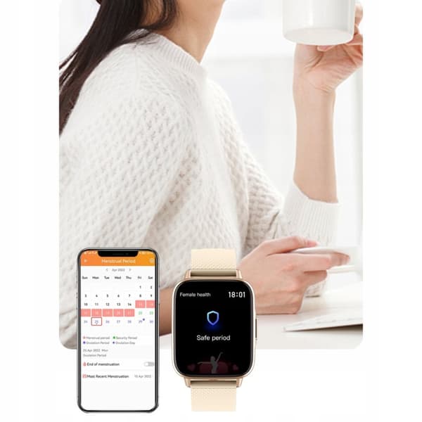 DAME SMARTWATCH NTN F02SILVER 3D MENU PL