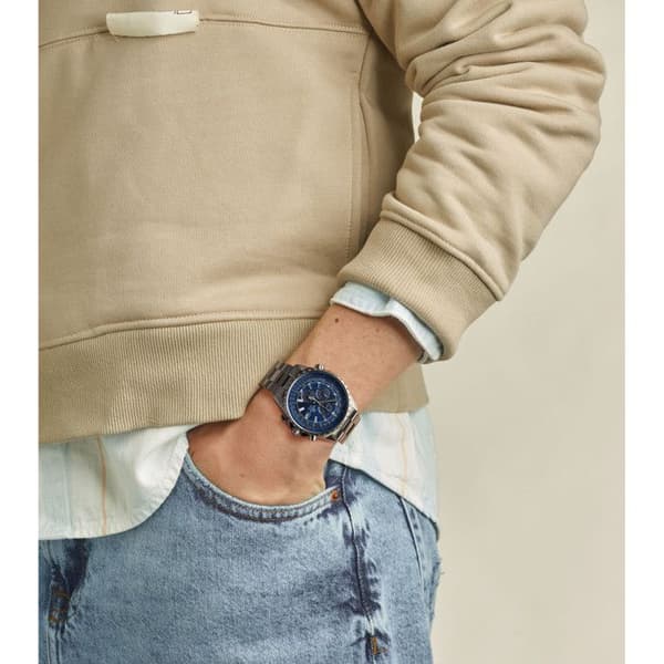 Klocka - CASIO - EDIFICE - Kvarts - Rostfritt stål - Grå